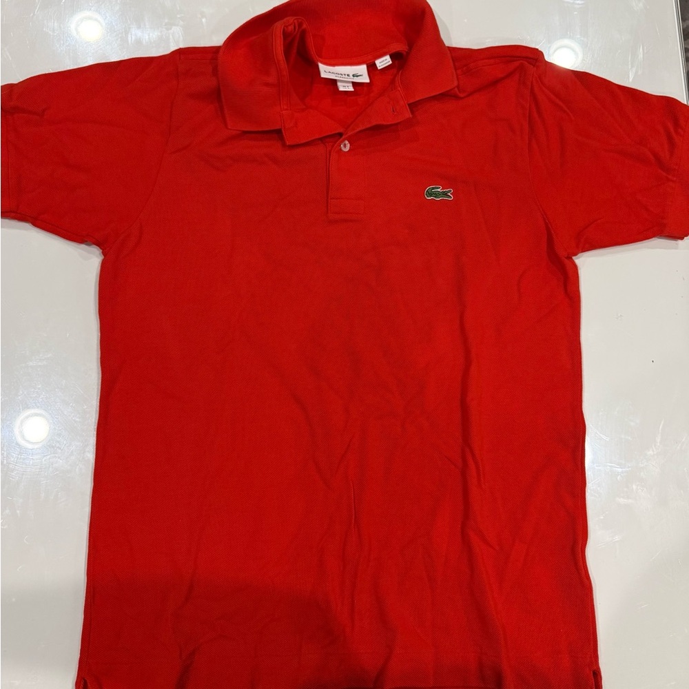 Lacoste Vibrant Red Polo Shirt